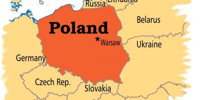 Karte Varšavas eiropā